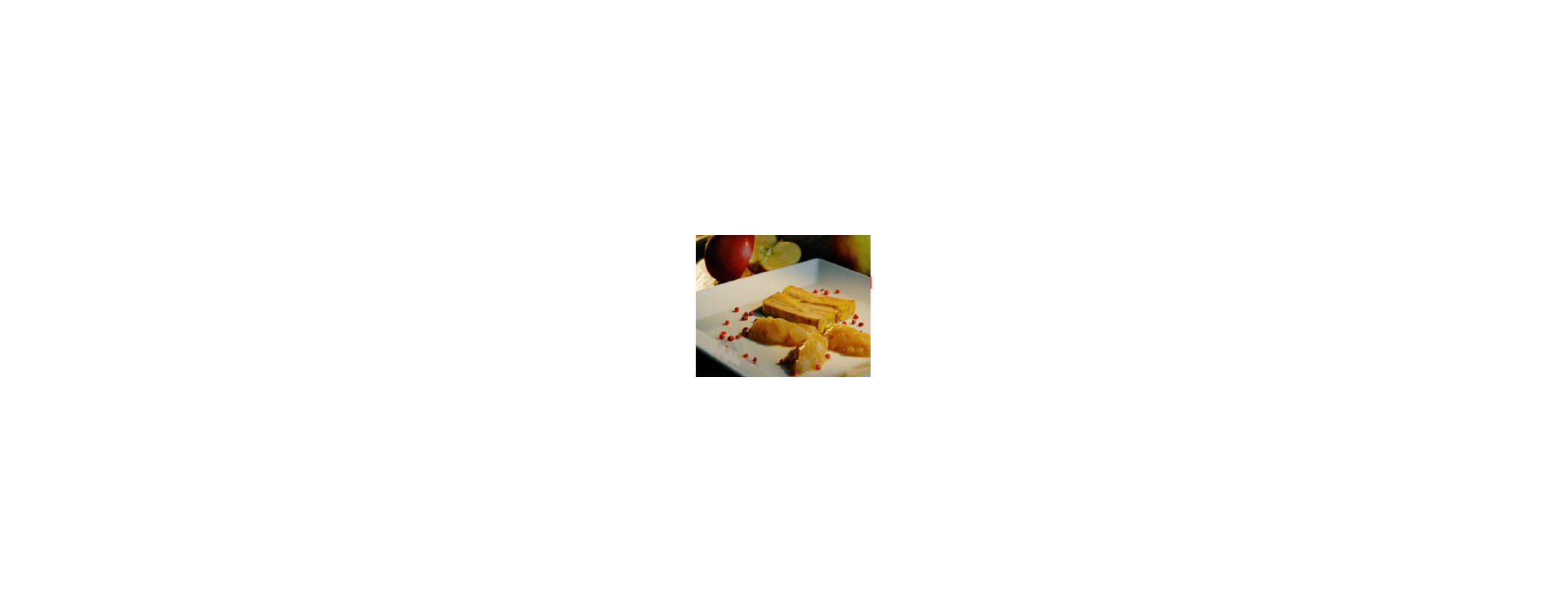 Recette Marbré de foie gras de canard aux pommes caramélisées